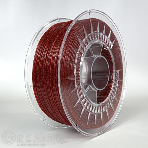 PET - G Devil Design PET-G filament 1.75 mm, 1 kg (2.0 lbs) - galaxy red